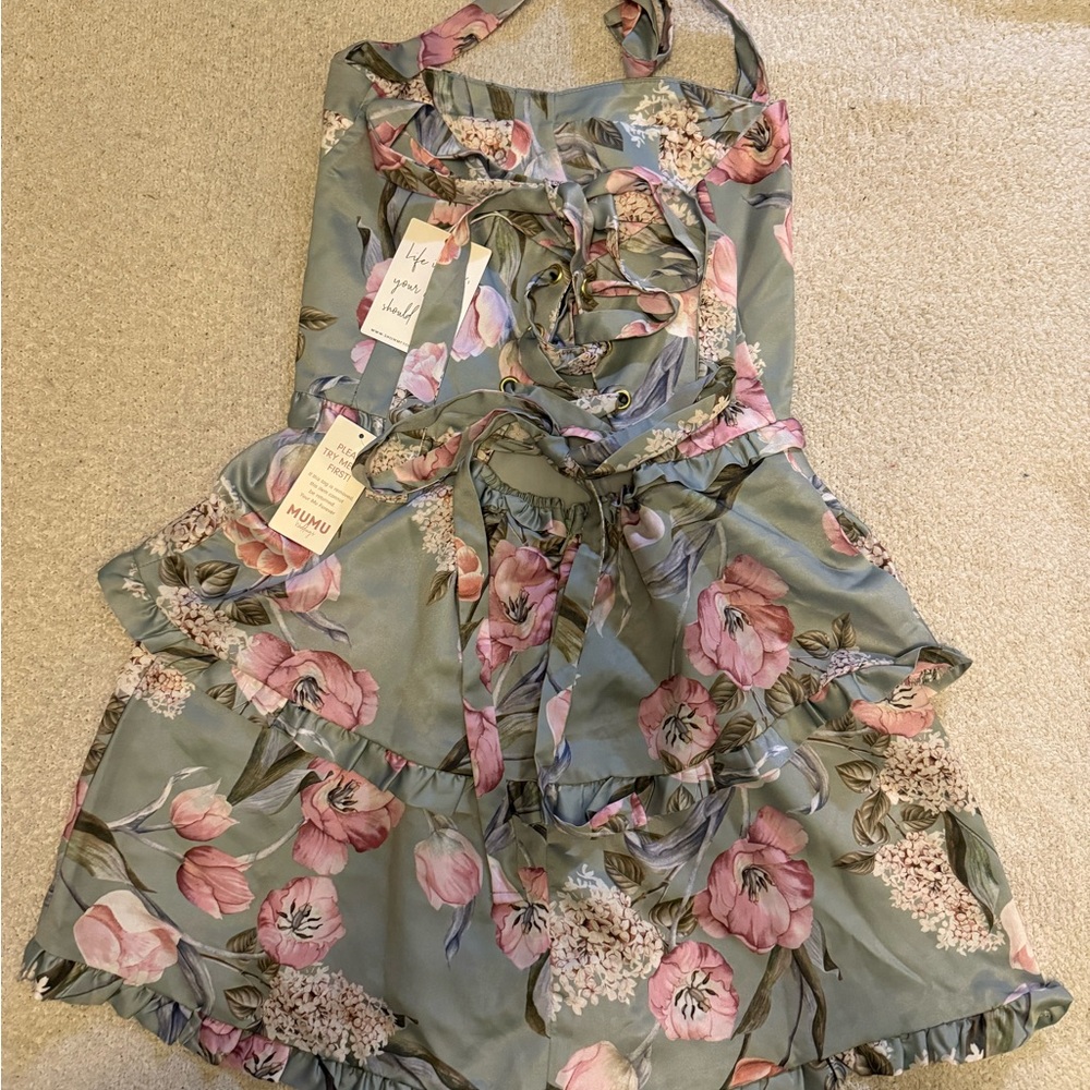 SHOW ME YOUR MUMU Lady Corset Floral Mini Dress - Picture 4 of 6
